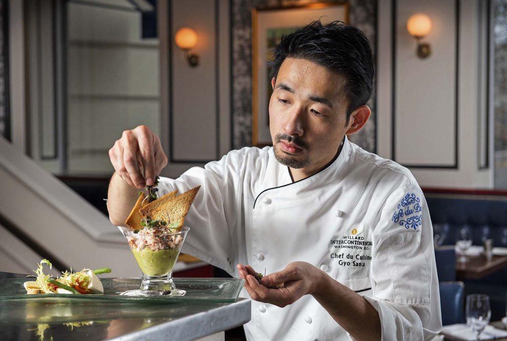 food, cocktail, dining, chef